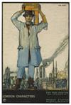 ELIJAH ALBERT COX (1876-1955). LONDON CHARACTERS. Group of 4 posters. 1920. Each approximately 30x19 inches, 76x50 cm. Chorley & Picker